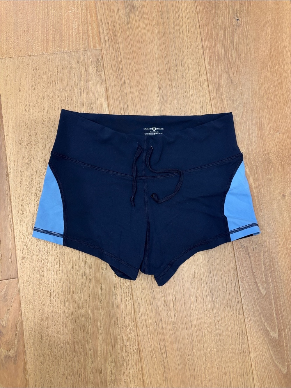 Women's Navy and Light Blue lululemon mini Shorts